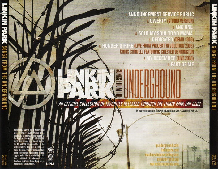 [일본반] Linkin Park - Songs From The Underground