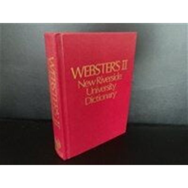 Webster‘s II New Riverside University Dictionary