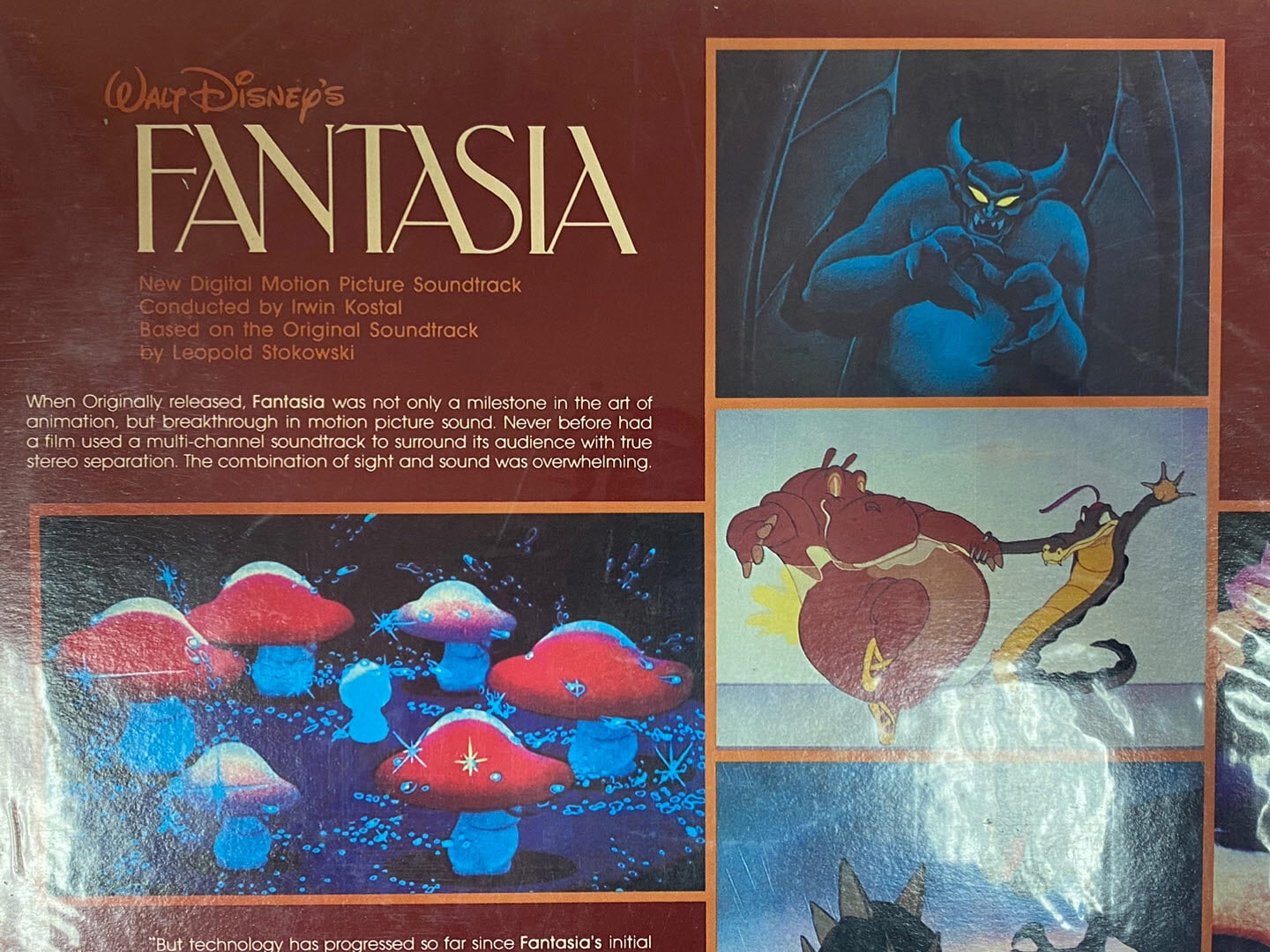 [LP] 환타지아 - Walt Disney's Fantasia OST 2Lps [미개봉] [서울-라이센스반]