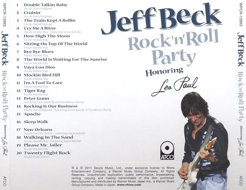 [일본반] Jeff Beck - Rock 'n' Roll Party : Honoring Les Paul