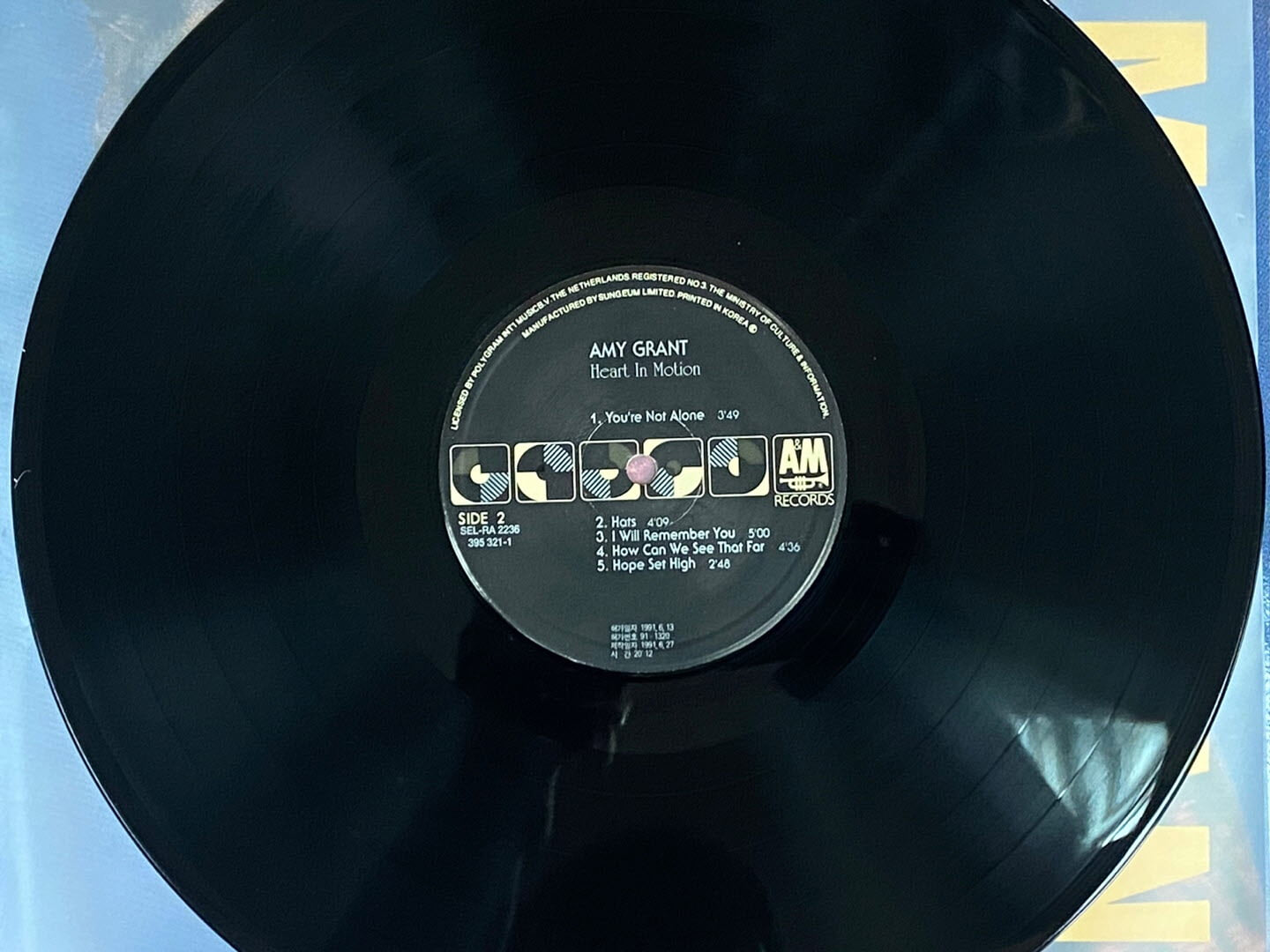 [LP] 에이미 그랜트 - Amy Grant - Heart In Motion LP [PolyGram-라이센스반]