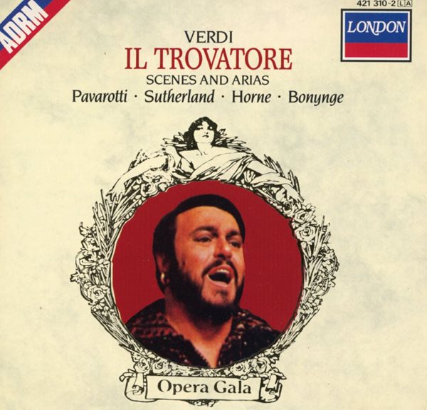 루치아노 파바로티 - Pavarotti - Verdi Il Trovatore Scenes And Arias [U.S발매]