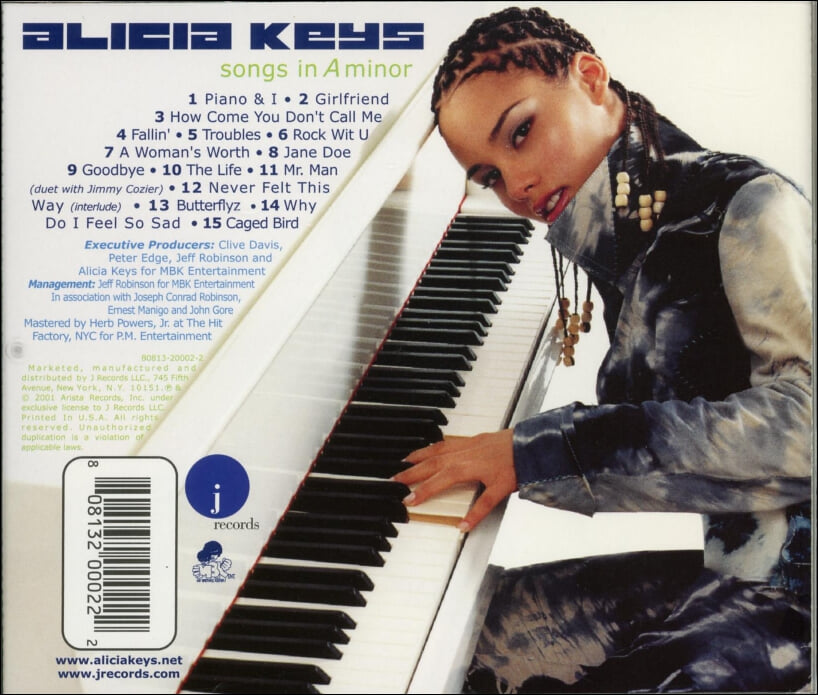 앨리샤 키스 (Alicia Keys) - Songs In A Minor(US발매)