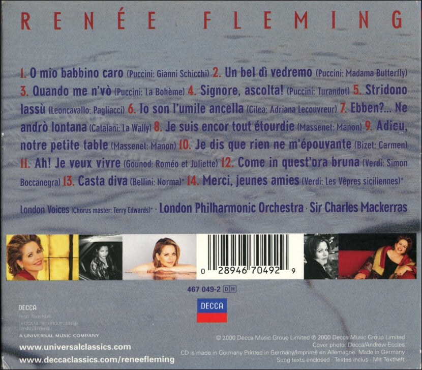 플레밍 (Renee Fleming) - Renee Fleming(독일발매)