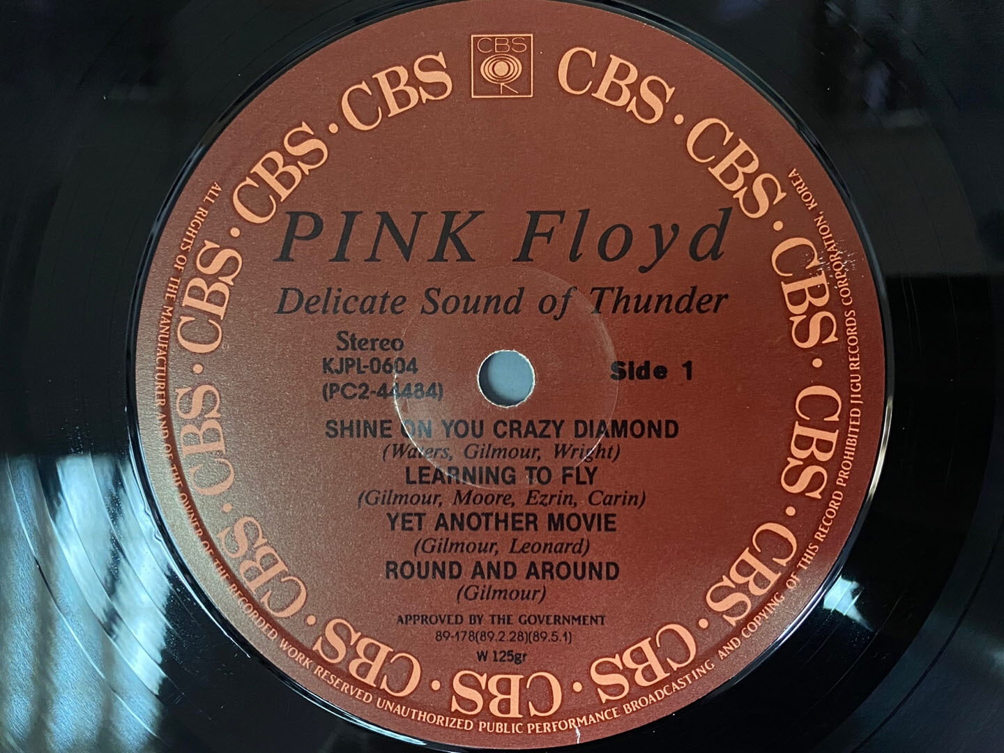 [LP] 핑크 플로이드 - Pink Floyd - Delicate Sound Of Thunder Live LP [지구-라이센스반]