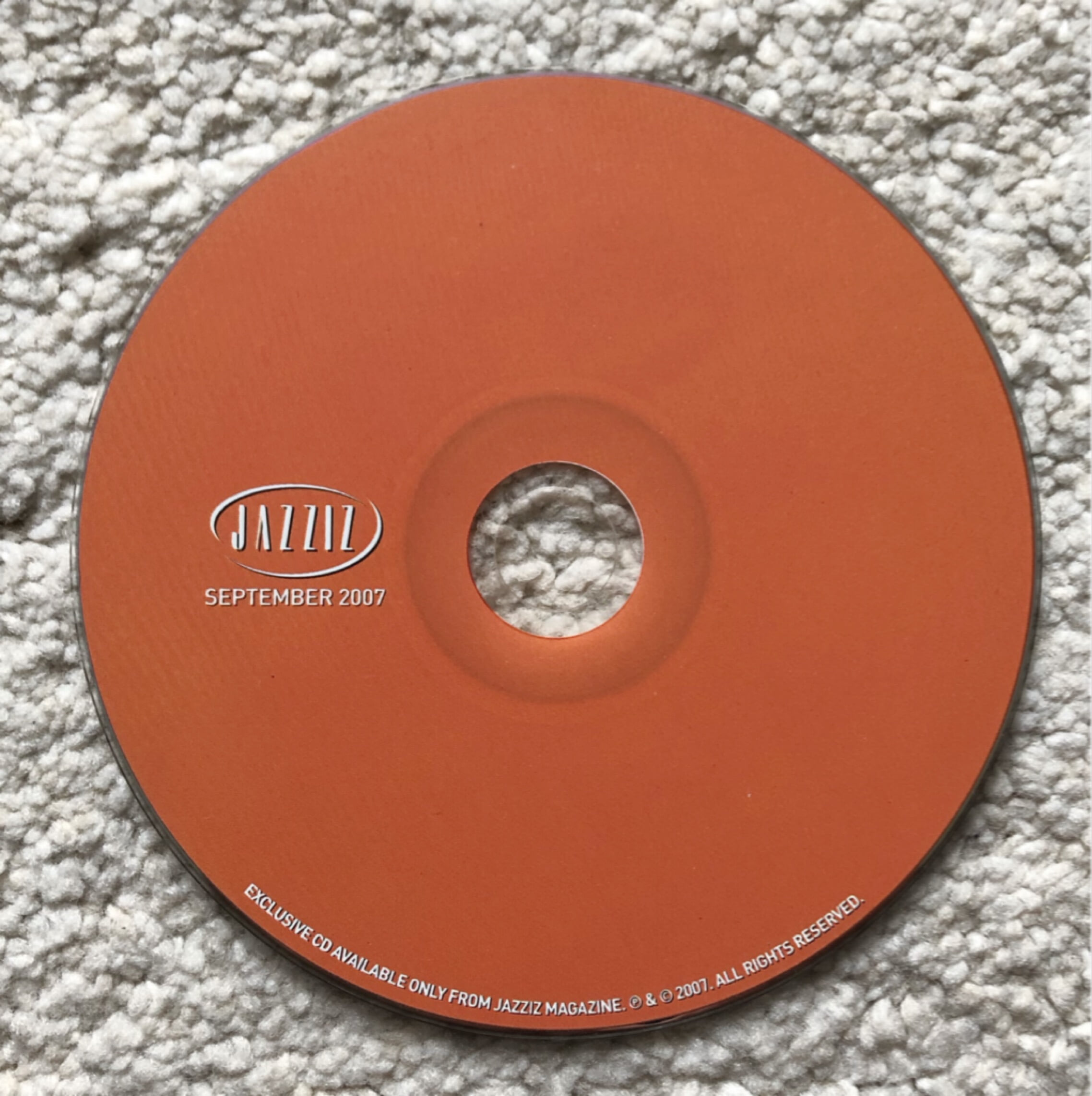 수입반 JAZZIZ ON DISC 2007 (US 발매)