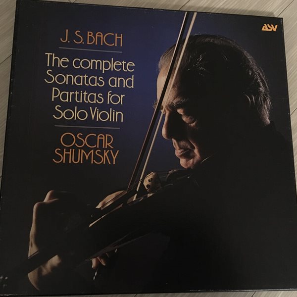 Bach Violin Sonata and Partitas Oscar Shumsky ASV 3LP Box  England