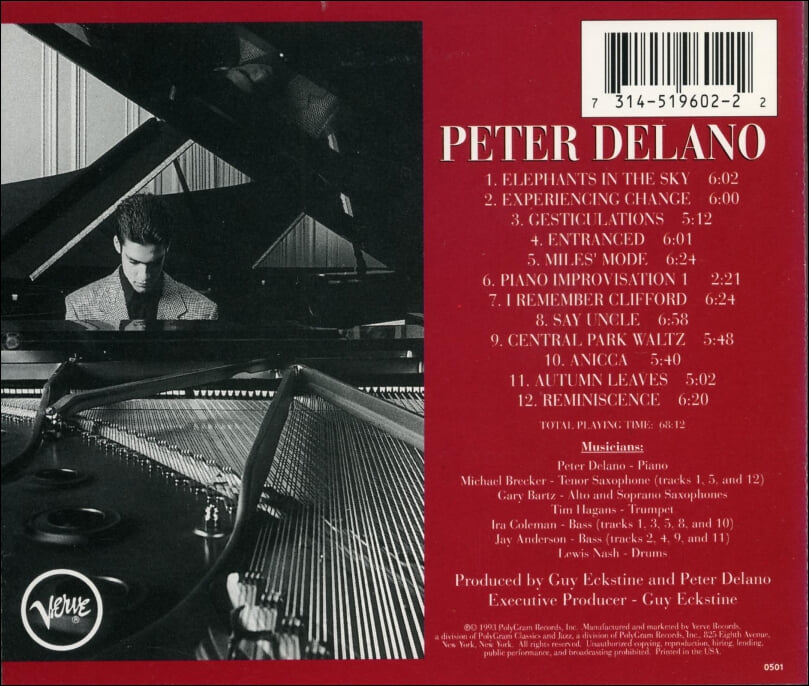 피터 델라노 (Peter Delano) - Peter Delano (US발매)