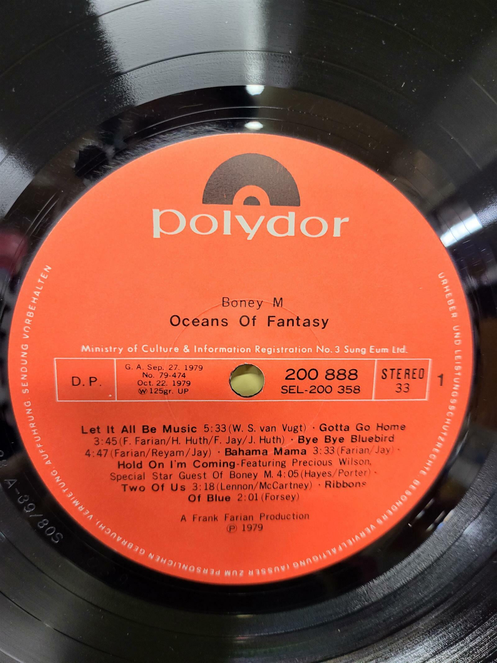 [LP] Boney M. - Oceans Of Fantasy