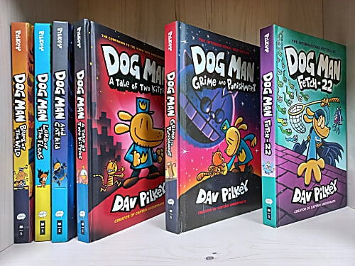 Dog Man 도그맨 세트 #3,#4,#5,#6,#8,#9 (Hardcover 6권) 