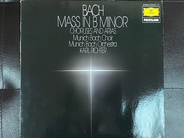 [LP] 칼 리히터 - Karl Richter - Bach h-moll-Messe BWV 232 Chore und Arien LP [독일반]