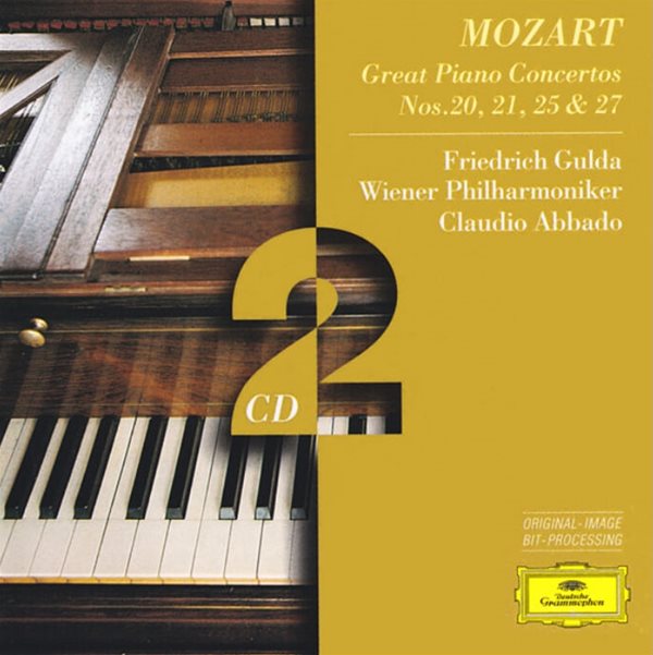 Mozart : Piano Concertos Nos.20, 21, 25 &amp; 27 - 클라우디오 아바도 (Claudio Abbado)(독일발매)(2CD)