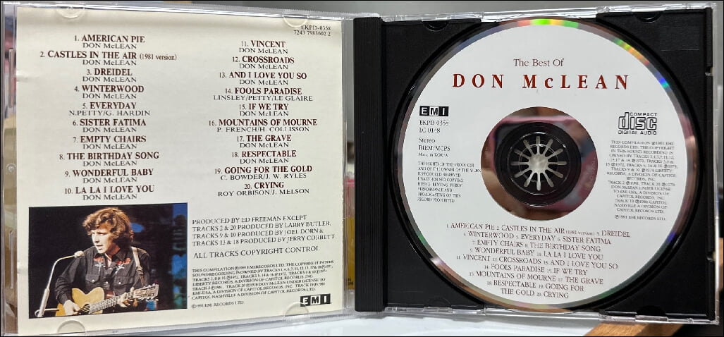 돈 맥클린 (Don Mclean) - The Best Of Don Mclean