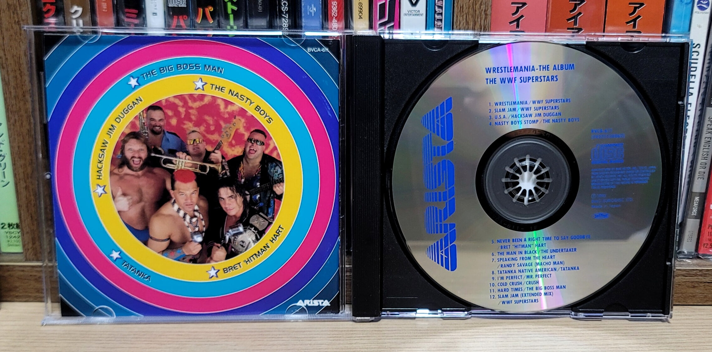 (희귀 / 일본반) V.A. - WWF Superstars Wrestlemania: The Album (WWF 슈퍼스타 레슬매니아 주제곡 앨범)