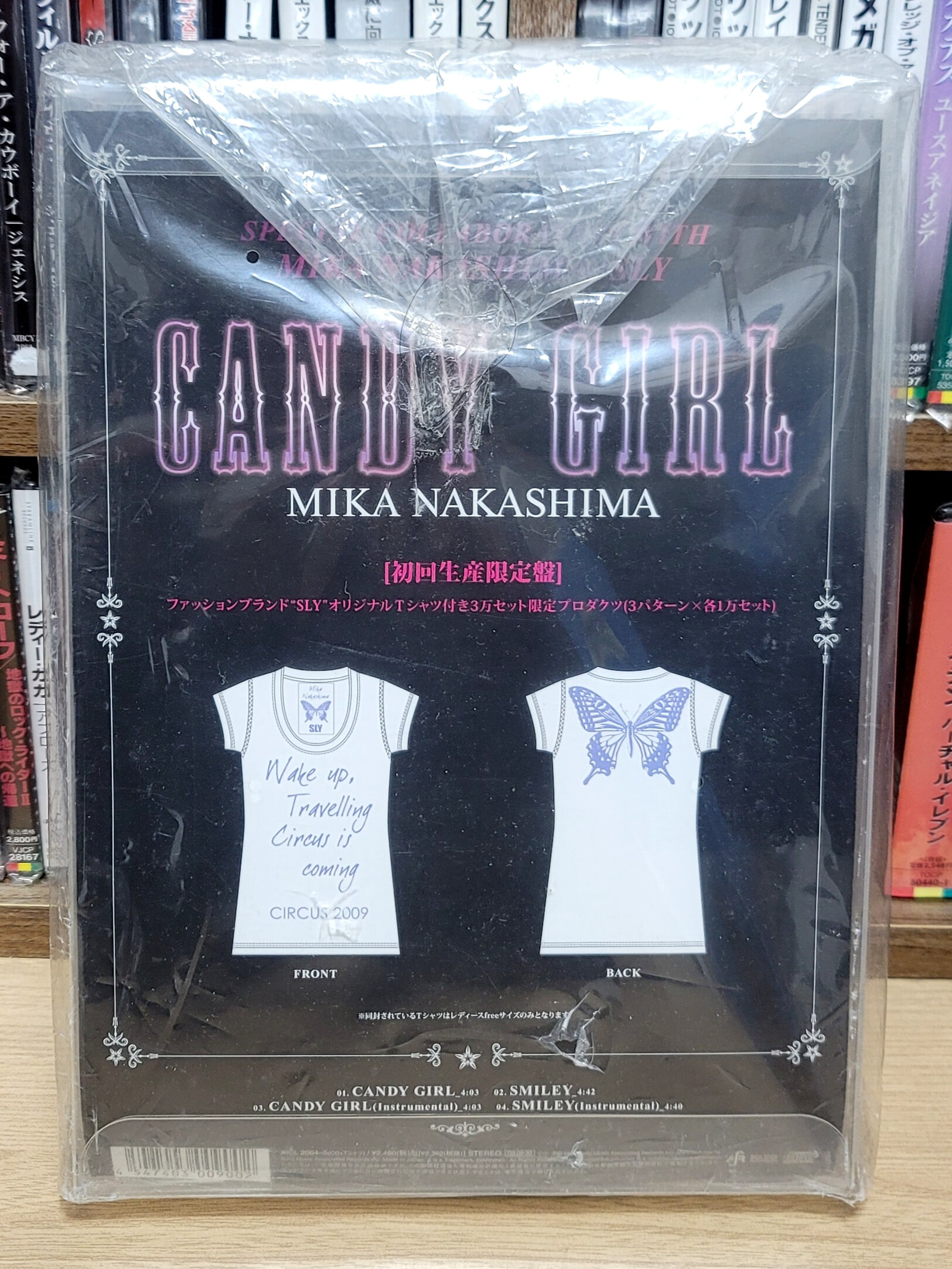(미개봉 일본반 / CD+티셔츠 한정반) 나카시마 미카 Nakashima Mika - CANDY GIRL (B형)
