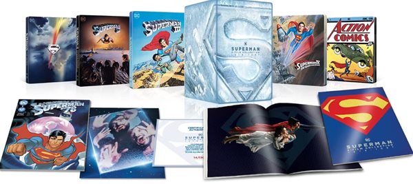 슈퍼맨 5 필름 아마존 영국 스틸북 컬렉션 (블루레이 + 4K UHD + 디지털)한글자막