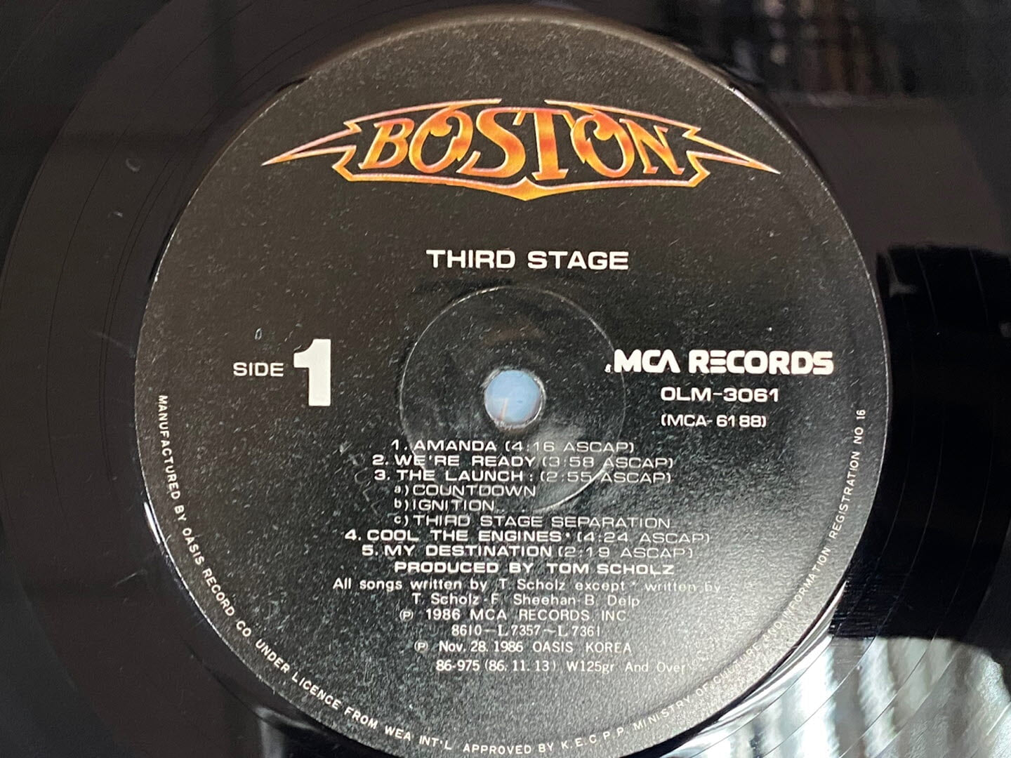 [LP] 보스턴 - Boston - Third Stage LP [오아시스-라이센스반]