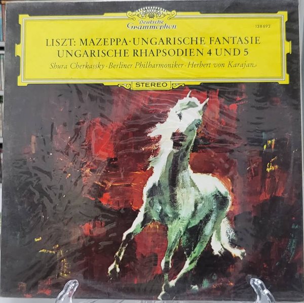 LISZT- MAZEPPA, HUNGARIAN RHAPSODIES Nos. 4 &amp; 5 - HUNGARIAN FANTASIA CHERKASSKY,BERLIN PHILHARMONIC-KARAJAN