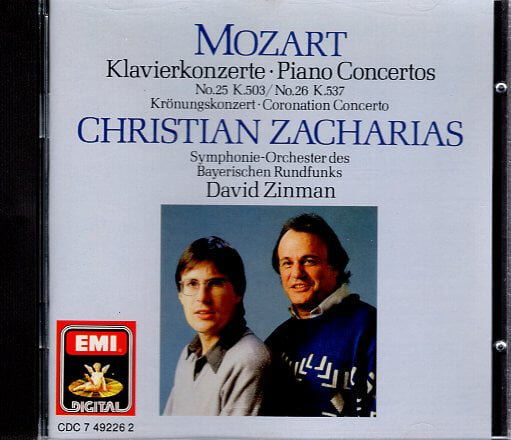 [수입] Mozart Piano Concertos No.25 & 26 - Zacharias / Zinman