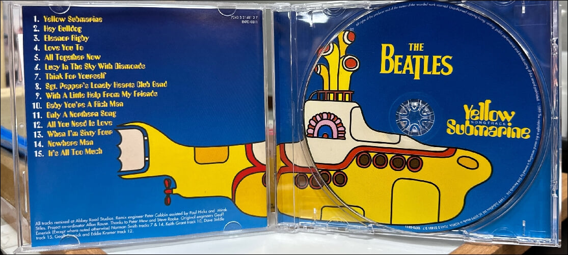 비틀즈 (The Beatles) - Yellow Submarine Songtrack