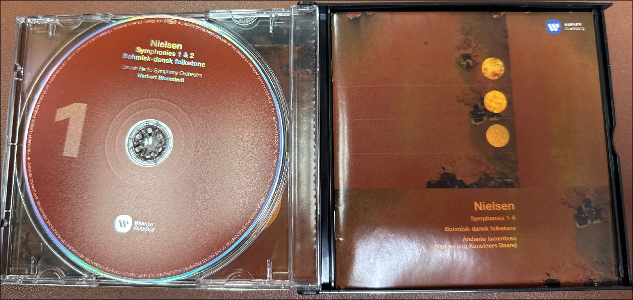 닐센 (Carl Nielsen) : 교향곡 전집 -  블롬슈테트 (Herbert Blomstedt)(3CD)(UK발매)