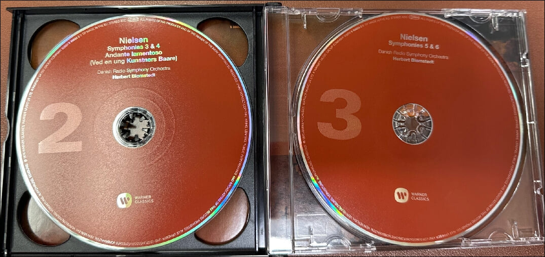 닐센 (Carl Nielsen) : 교향곡 전집 -  블롬슈테트 (Herbert Blomstedt)(3CD)(UK발매)