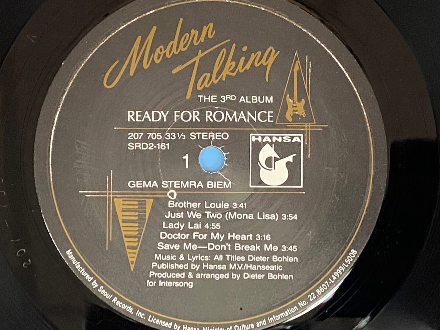 [LP] 모던 도킹 - Modern Talking - Ready For Romance LP [서울-라이센스반]