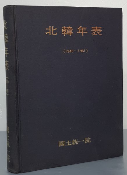 北韓年表 북한연표 1945~1961