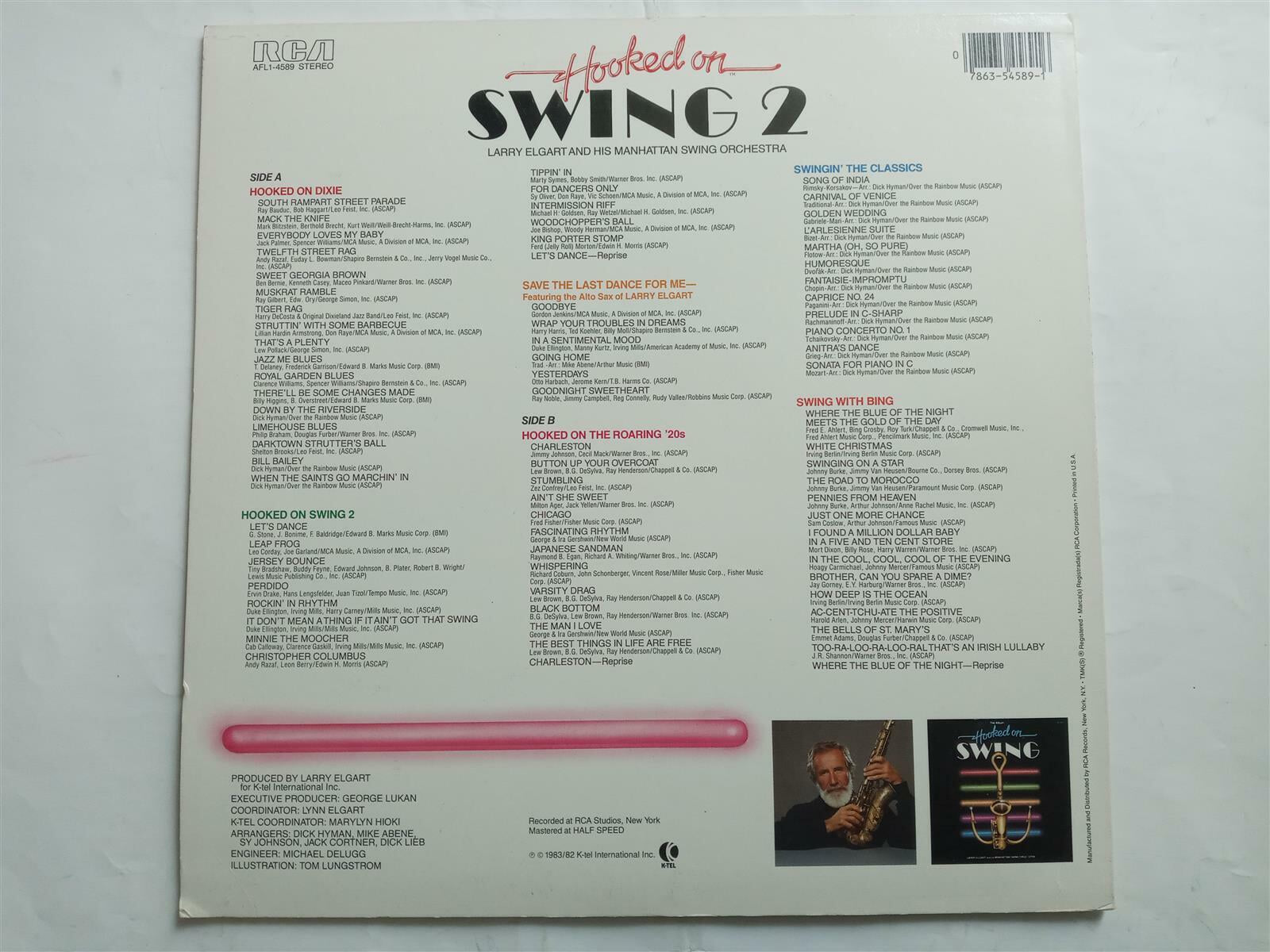 LP(수입) 훅드 온 스윙 Hooked On Swing 2: Larry Elgart and his Manhattan Swing Orchestra