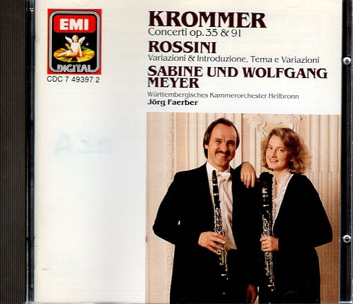 [수입] Krommer Concerti op.35 & 91 / Rossini - Meyer