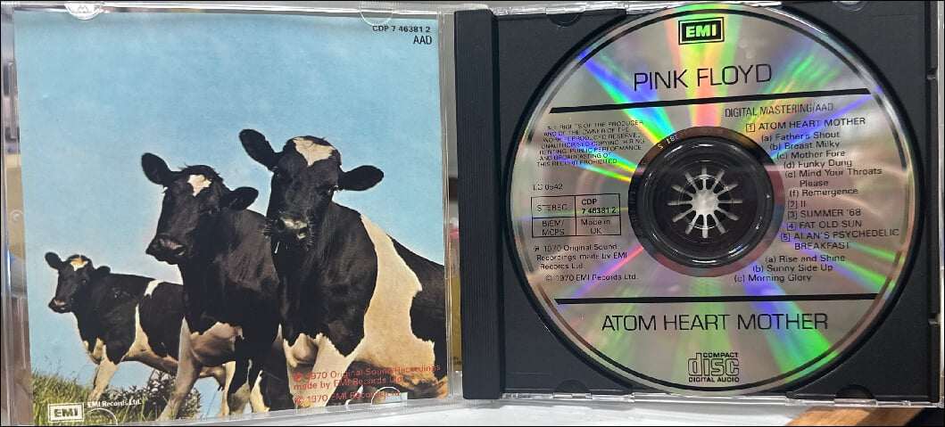 핑크 플로이드 (Pink Floyd) - Atom Heart Mother(UK & Europe발매)