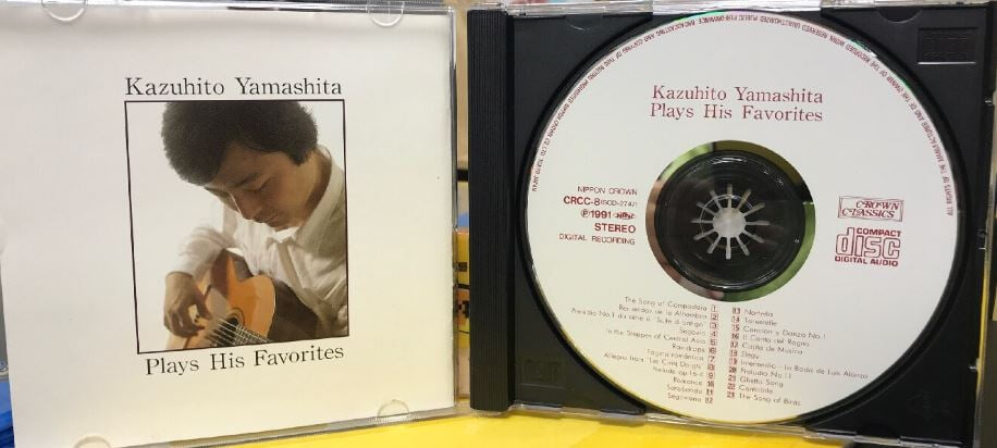 카즈히토 야마시타 - Kazuhito Yamashita - Plays His Favorites CD [일본발매] [최상]