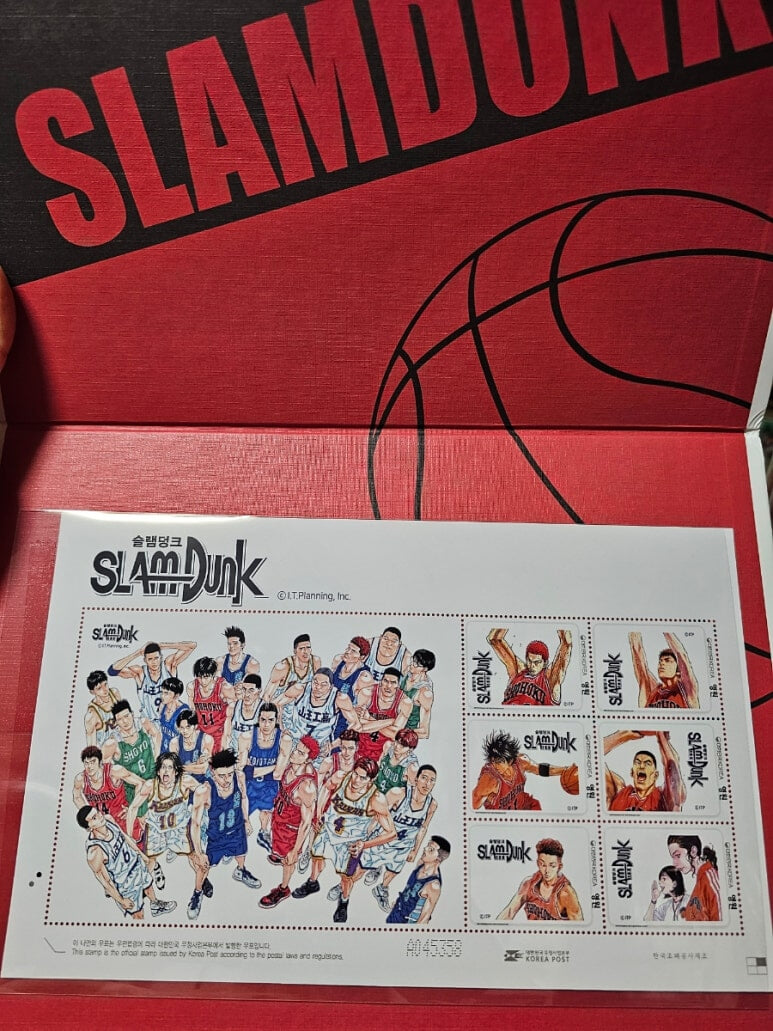 슬램덩크 우표세트 + 엽서세트 + 포스트카드 + 마우스패드 