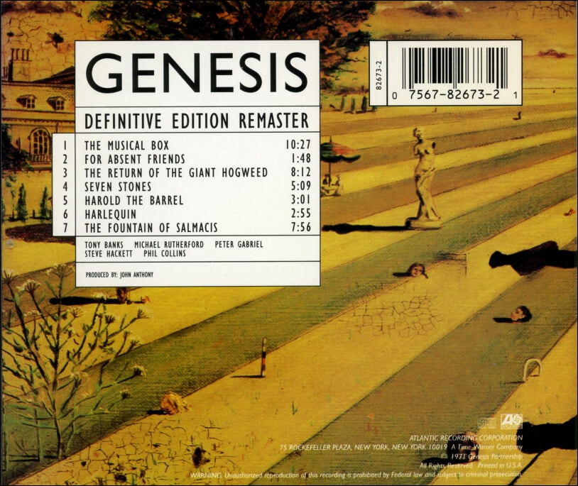 제네시스 (Genesis) - Nursery Cryme(US발매)