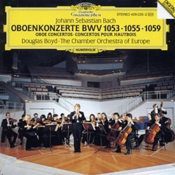 Douglas Boyd / 바흐 : 오보에 협주곡집 (Bach : Oboe Concertos BWV 1053, 1055, 1059) (수입/4292252)