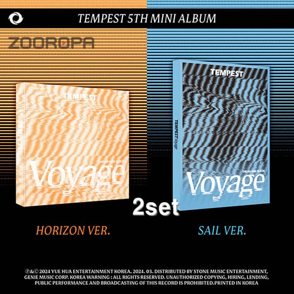 [미개봉/2종세트] 템페스트 TEMPEST Voyage 미니앨범 5집