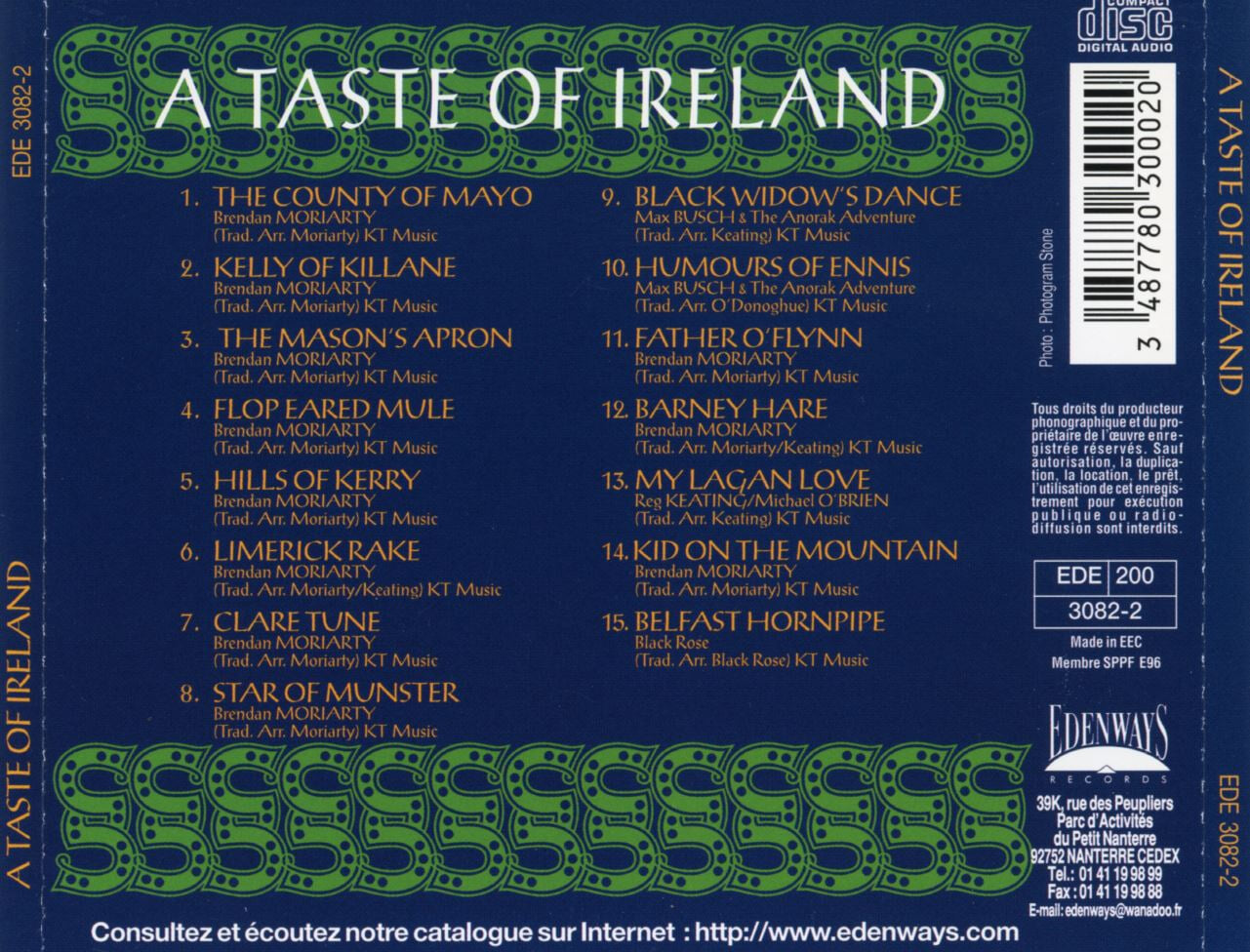 테이스트 오브 아일랜드 - A Taste Of Ireland (County Of Mayo) [프랑스발매]