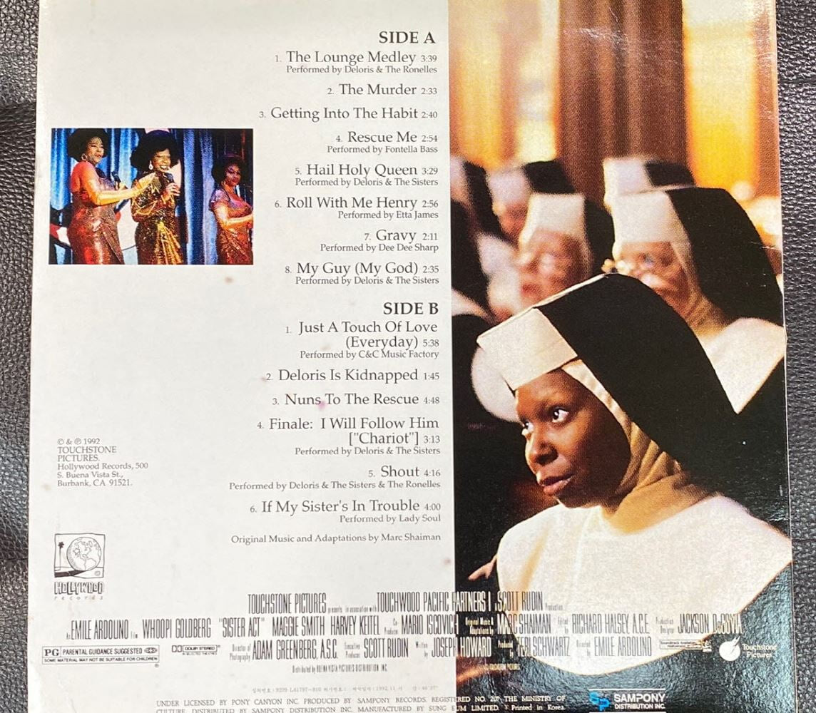 [LP] 시스터 액트 - Sister Act OST LP [삼포니-라이센스반]