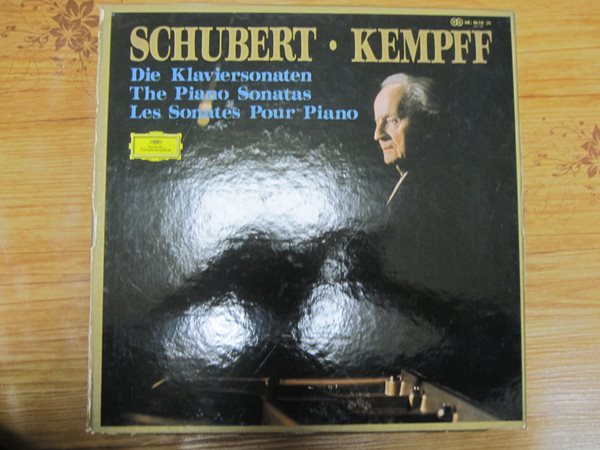 LP(수입) 슈베르트: Piano Sonatas - 빌헬름 켐프(Box 9LP)