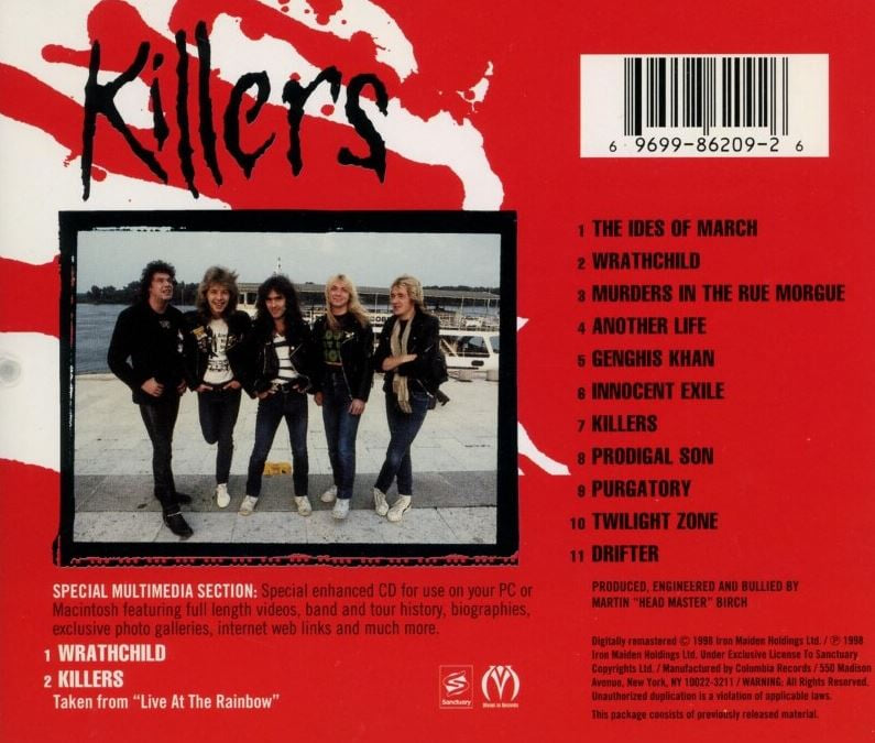 아이언 메이든 - Iron Maiden - Killers [U.S발매] 