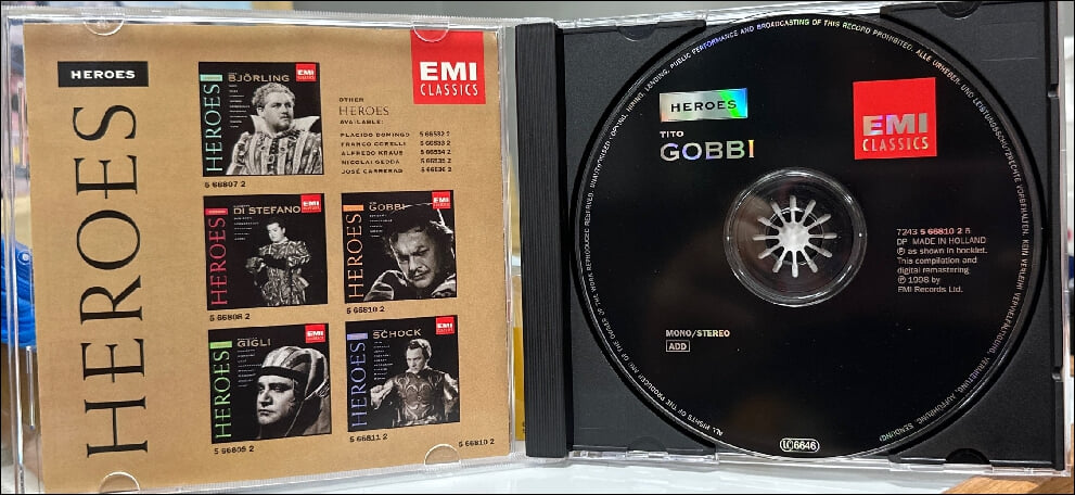 티토 고비 (Tito Gobbi) - Heroes(유럽발매)