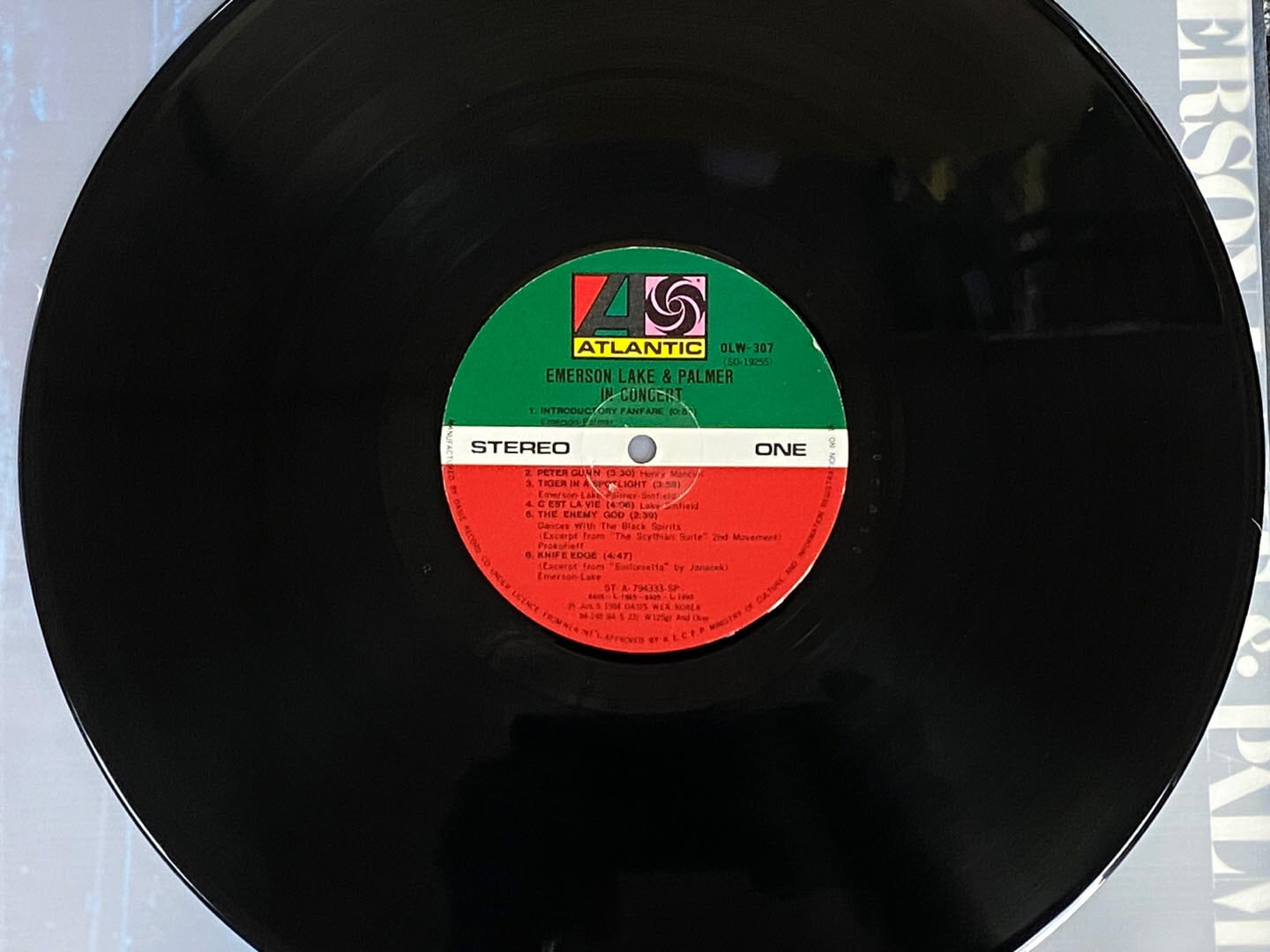[LP] 에머슨 레이크 앤 파머 - Emerson Lake & Pamer - In Concert LP [오아시스-라이센스반]