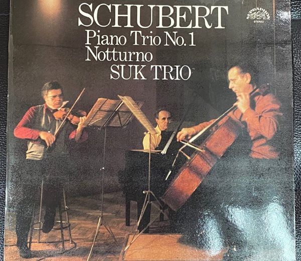 [LP] 수크 트리오 - Suk Trio - Schubert Piano Trio No.1,Notturno LP [체코반]