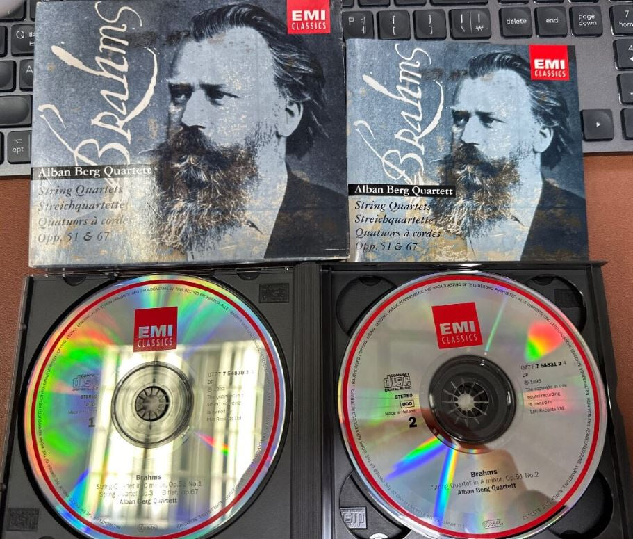 알반 베르크 콰르텟 - Alban Berg Quartett - Brahms Quatuors A Cordes Opp.51 & 67 2Cds [독일발매] 