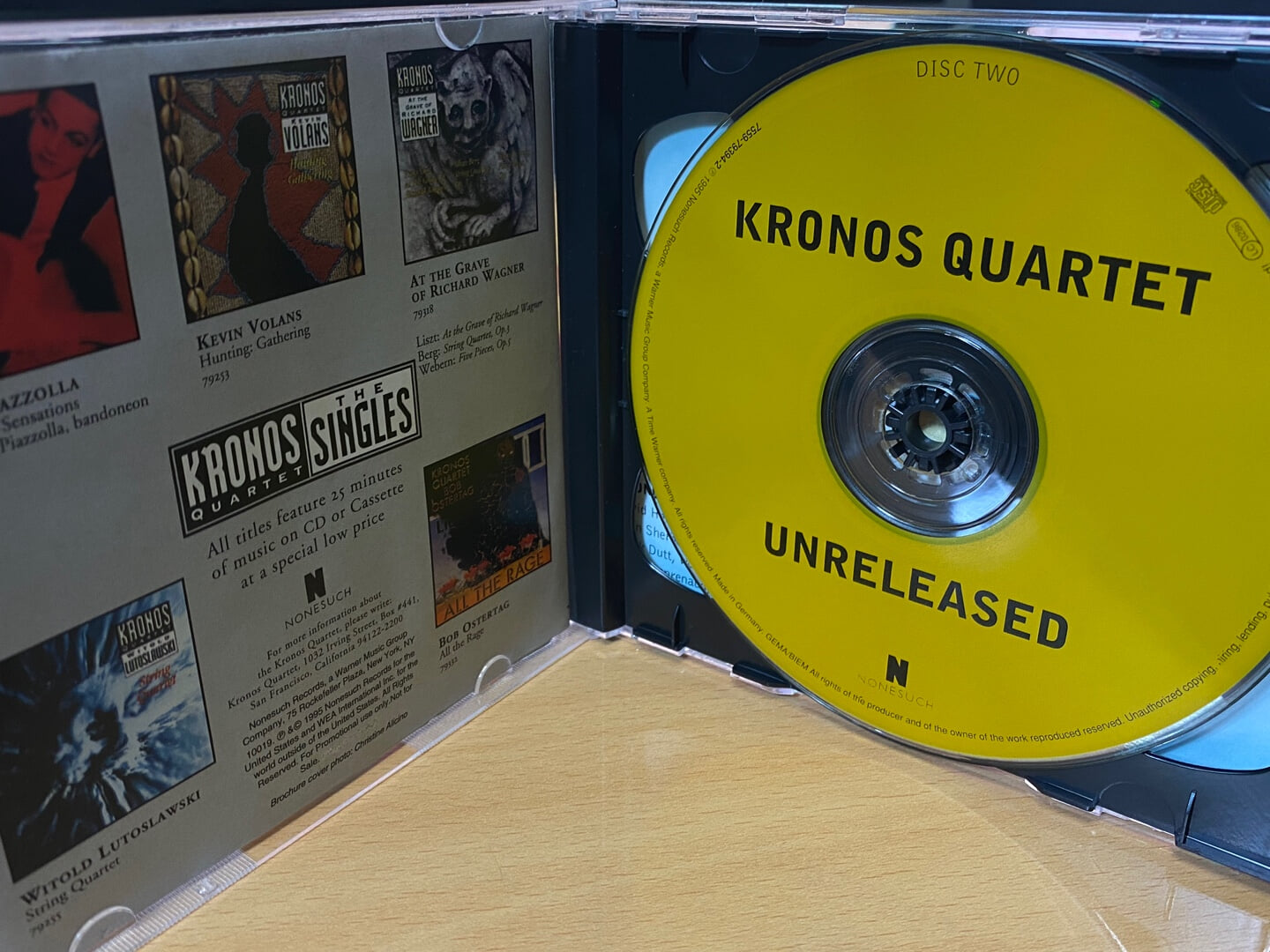 크로노스 콰르텟 - Kronos Quartet - Released 1985-1995 2Cds [E.U발매]