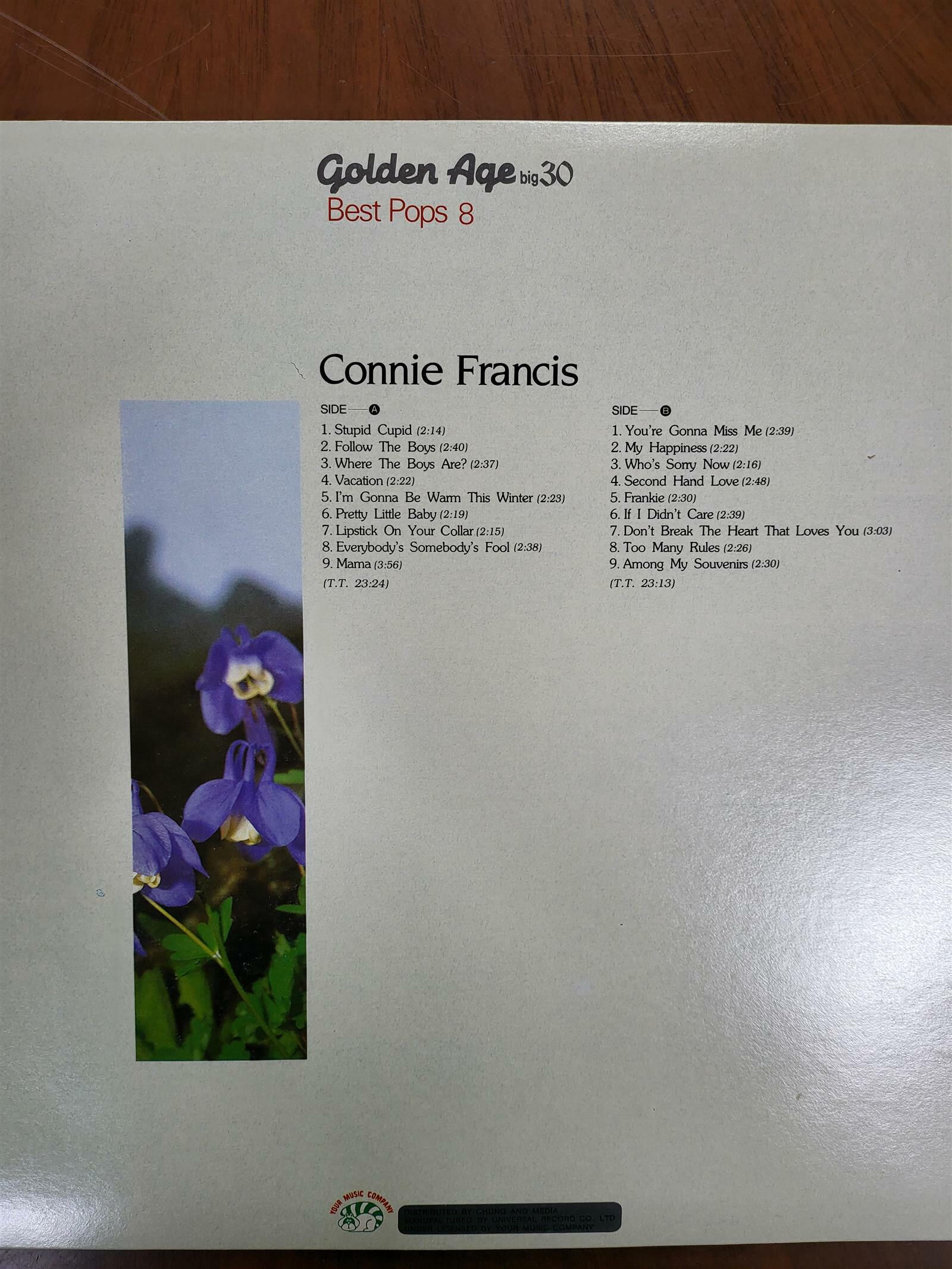 [LP] Connie Francis - Best Pops 8