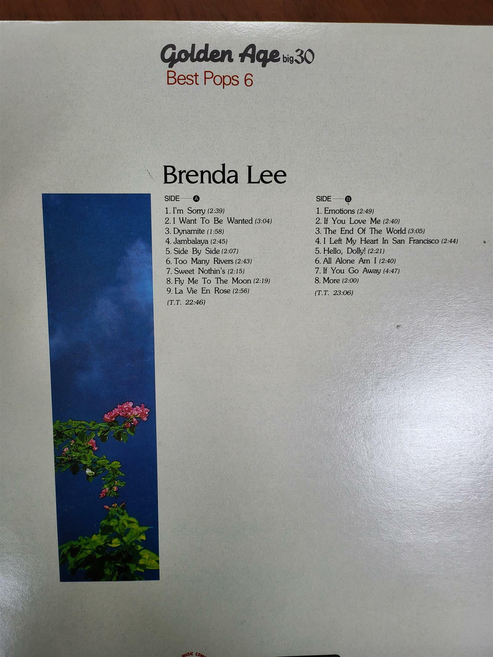 [LP] Brenda Lee - I‘m Sorry Emotions [Best Pops 6]