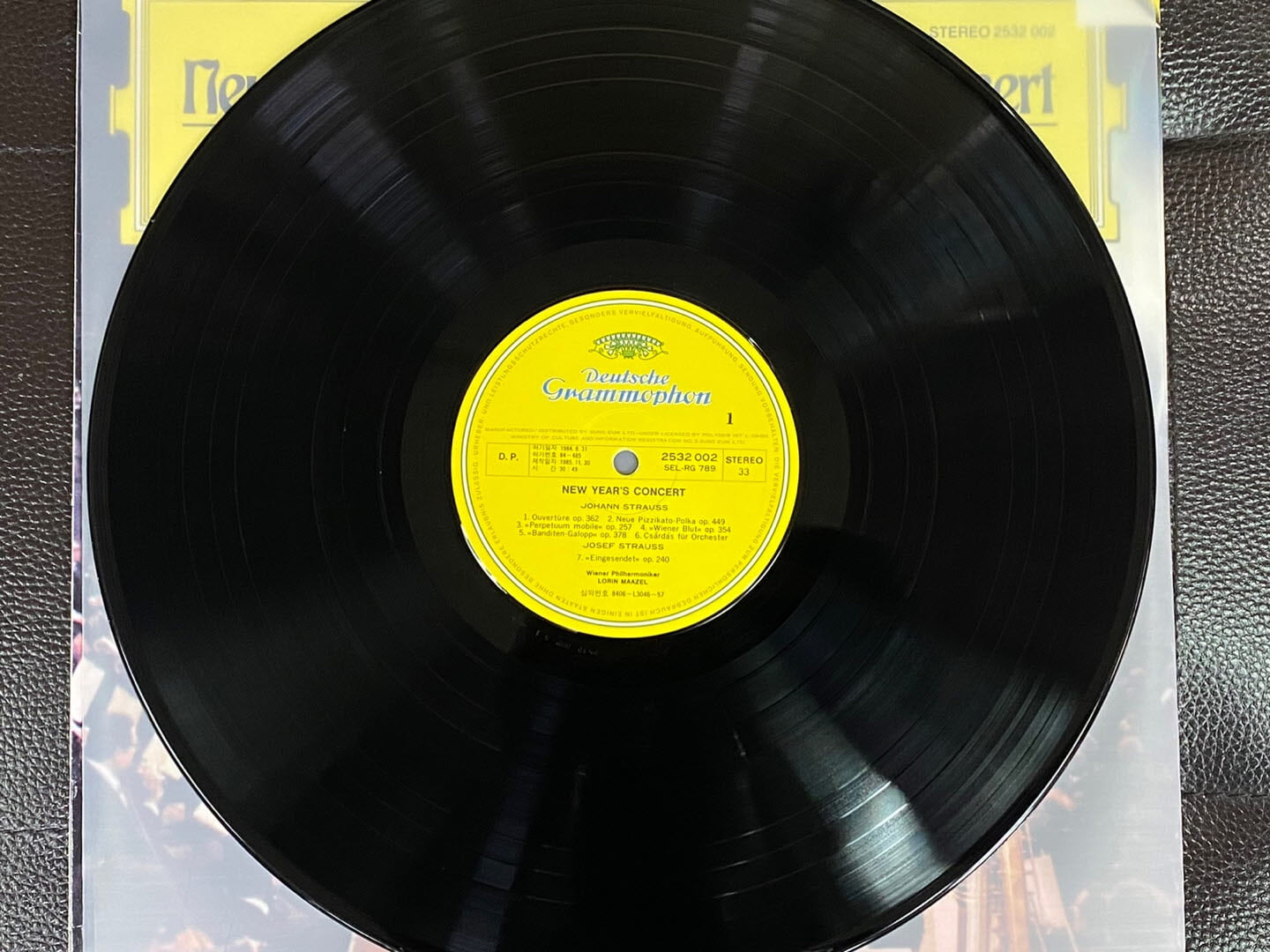 [LP] 로린 마젤 - Lorin Maazel - 1980 New Year's Concert LP [성음-라이센스반]