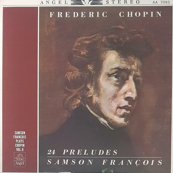 [일본반][LP] Samson Francois - Chopin: 24 Preludes [Red Vinyl]