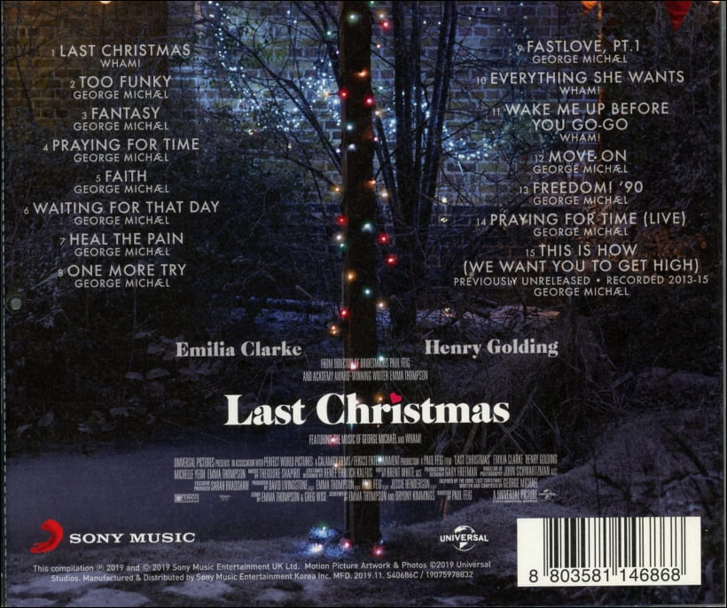 라스트 크리스마스 (Last Christmas) - 조지 마이클 (George Michael),왬 (Wham!) : OST